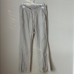 Roxy Tan Sweatpants Relaxed Fit Joggers
